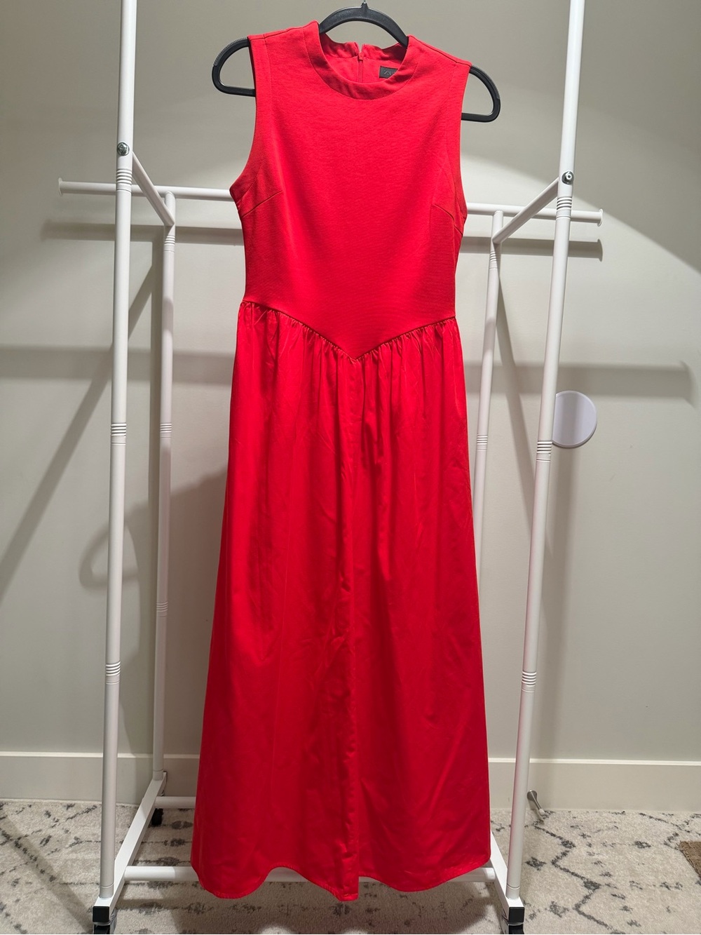 Zara Red Sleeveless Maxi Skirt - Picture 4 of 6